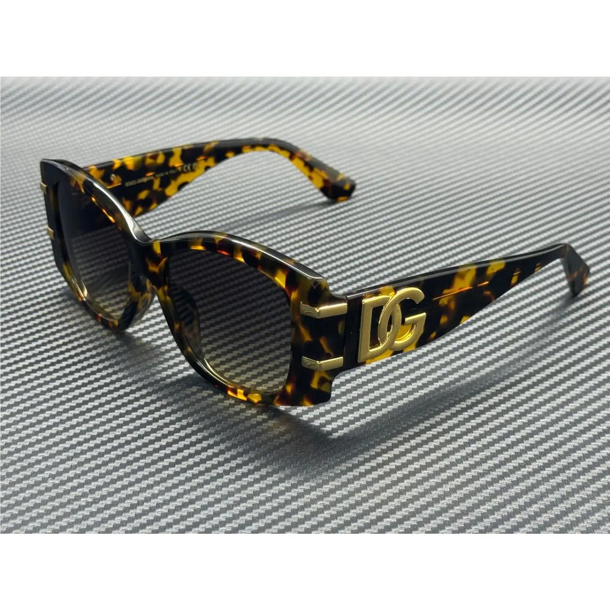 Dolce Gabbana DG4501 33302Q Yellow Havana Grey Gradient 54 mm Sunglasses