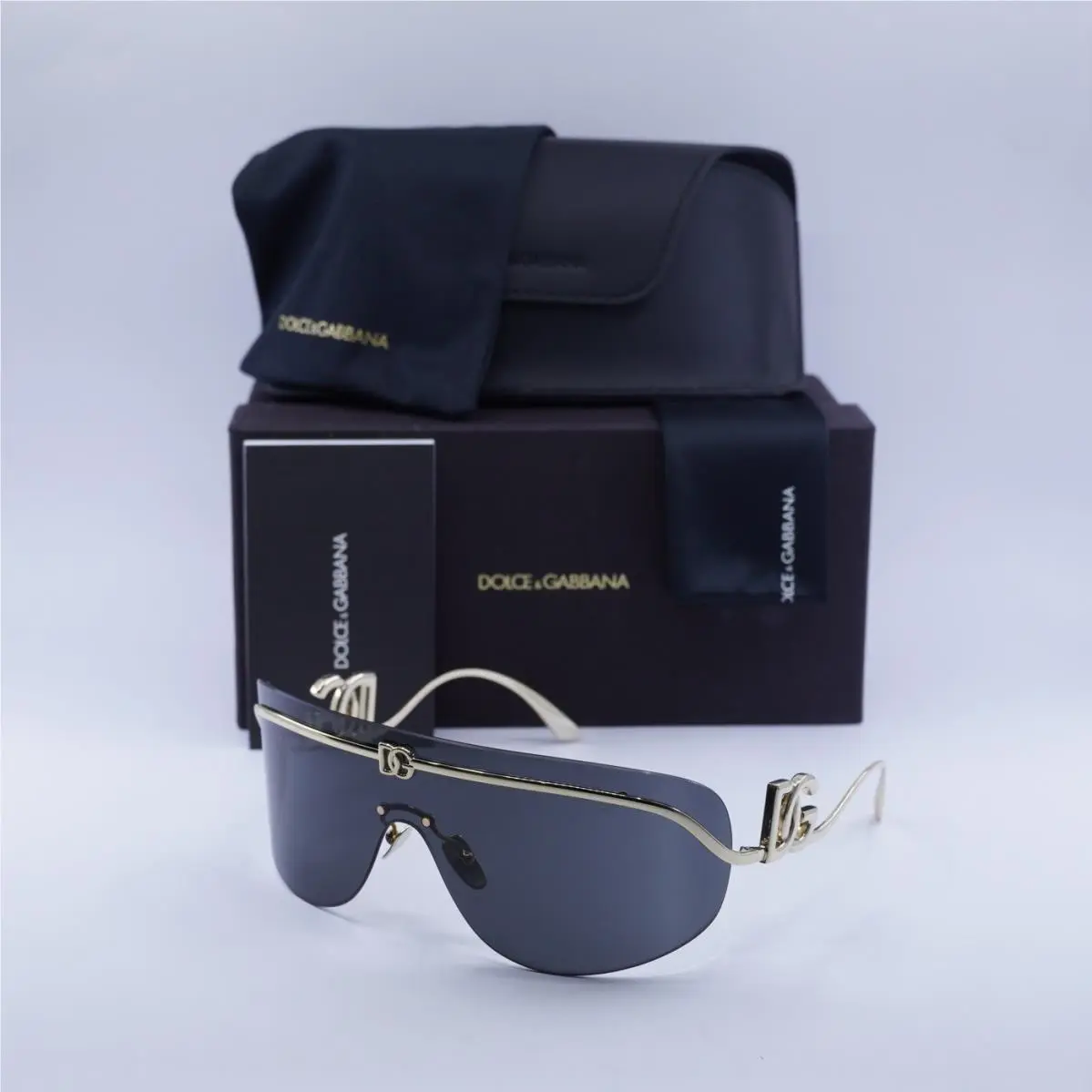 Dolce Gabbana DG2320 02/87 Shiny Gold/grey 0-0-115 Sunglasses