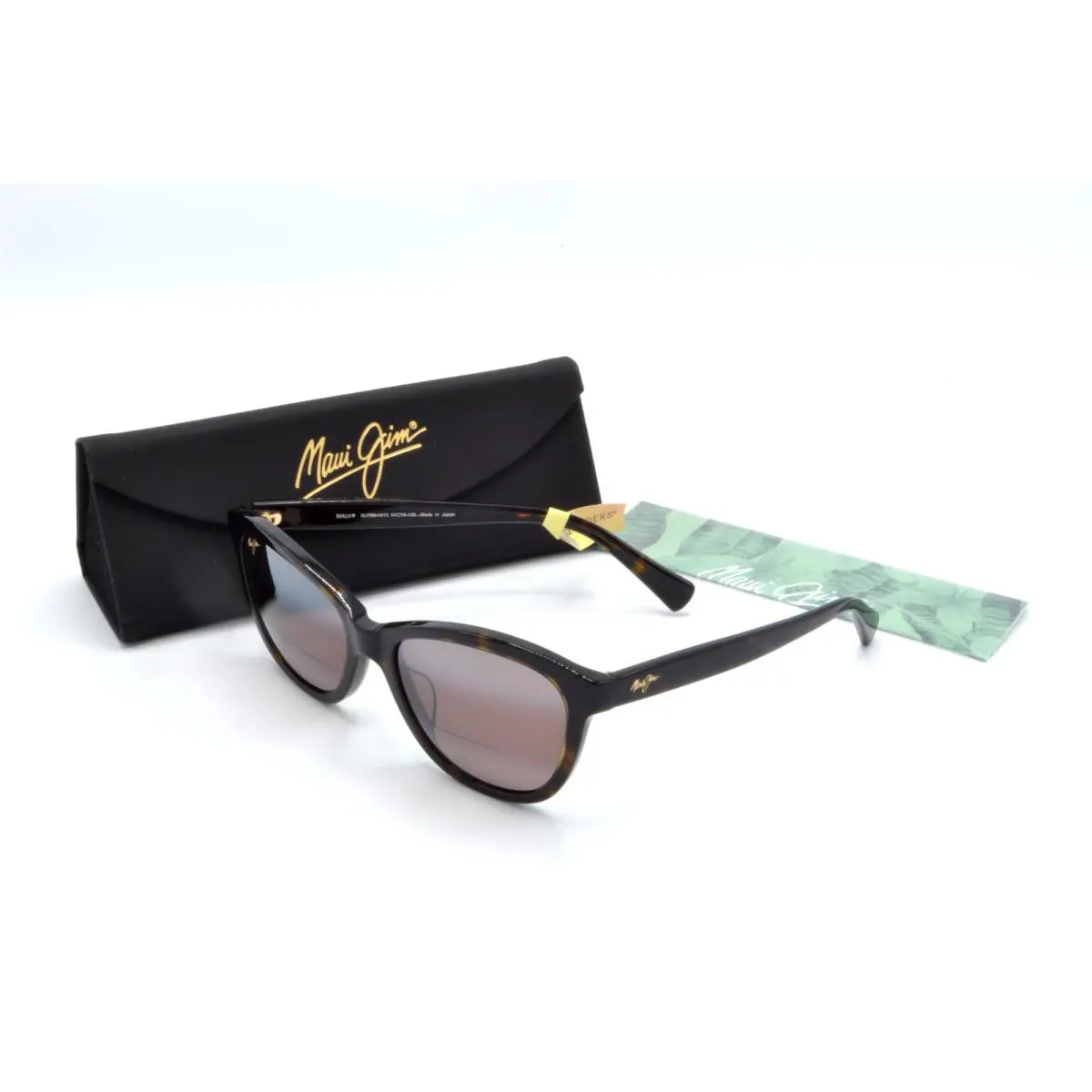 Canna Women`s Polarized Readers Sunglasses R769/DarkTortoise/Rose by Maui Jim