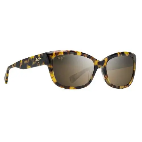 Plumeria Women`s Cat Eye Polarized Sunglasses 10L/TokyoTortoise/HCLBronze by Maui Jim