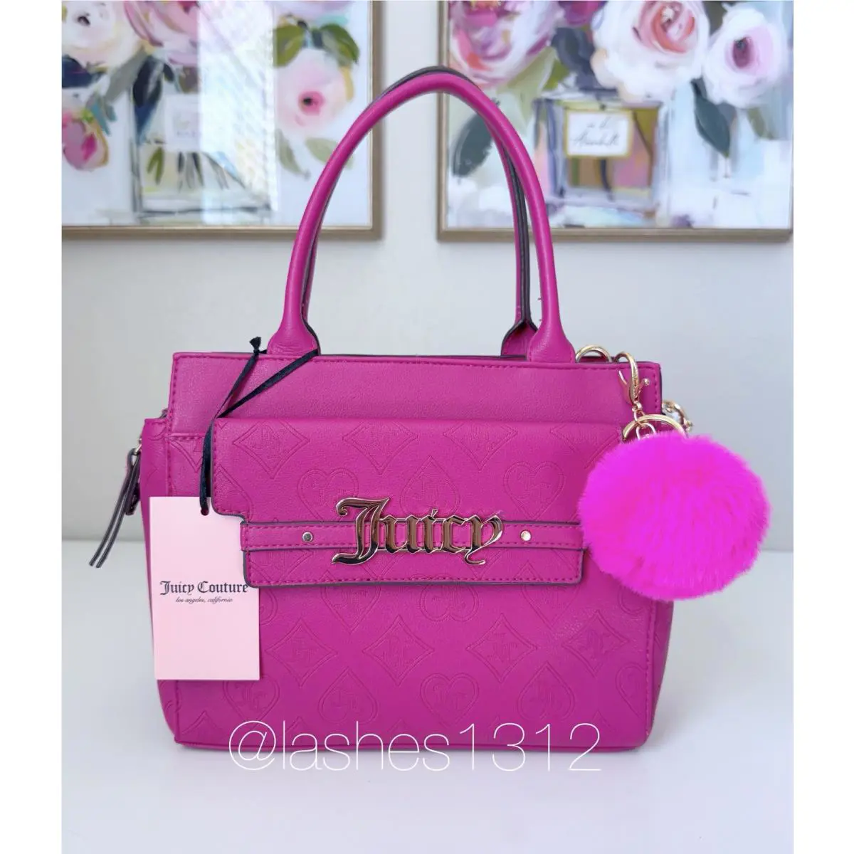 Juicy Couture Bag Short N Sweet Satchel - Pink