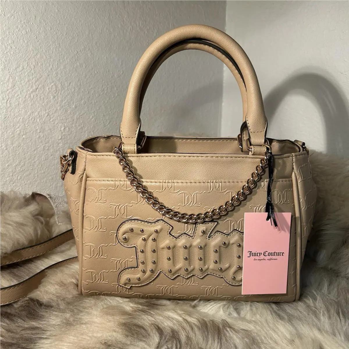 Juicy Couture House Of Juicy Satchel / Crossbody - Pretty Pecan
