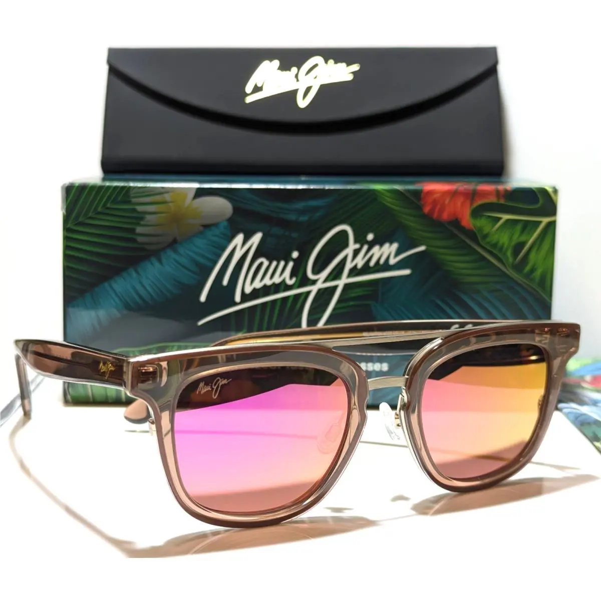 Maui Jim Relaxation Mode Espresso Polarized Maui Sunrise Sunglasses P844-19B