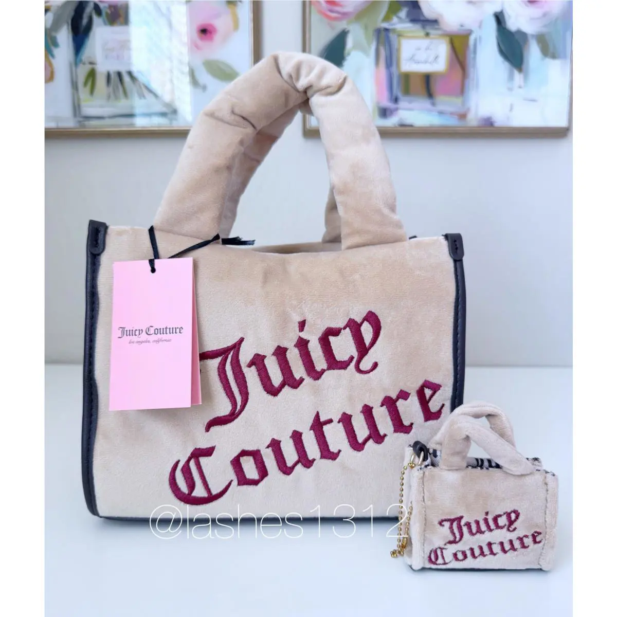 Juicy Couture Bag Better Together Mini Tote - Beige