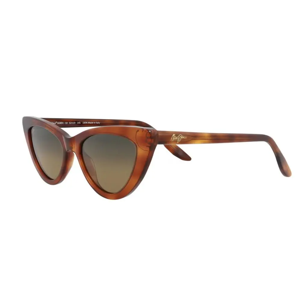 Lychee Cat Eye Tortoise Polarized Hcl - HS891-10 by Maui Jim