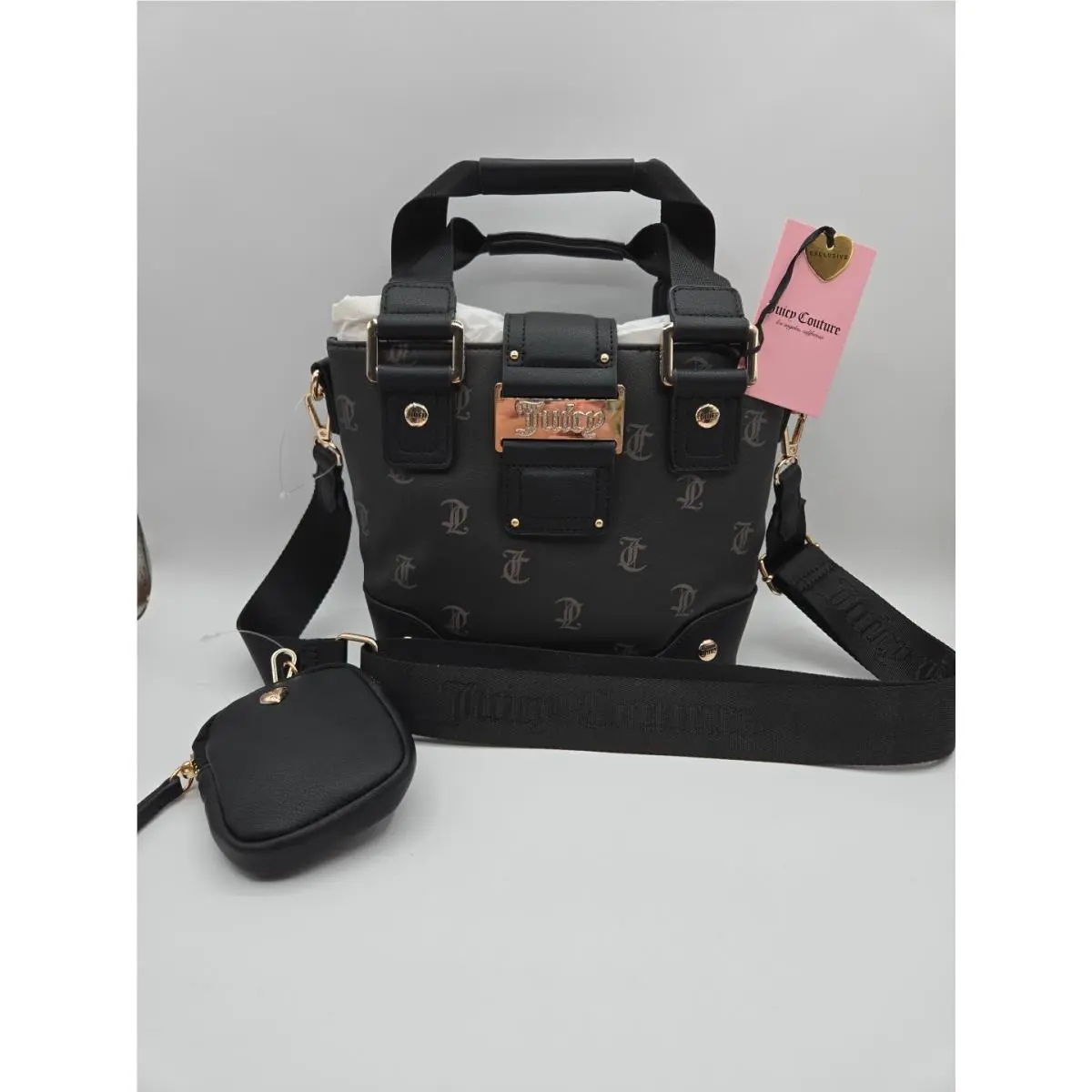 Juicy Couture Small Tote Top-handle Crossbody Bag with Coin Purse