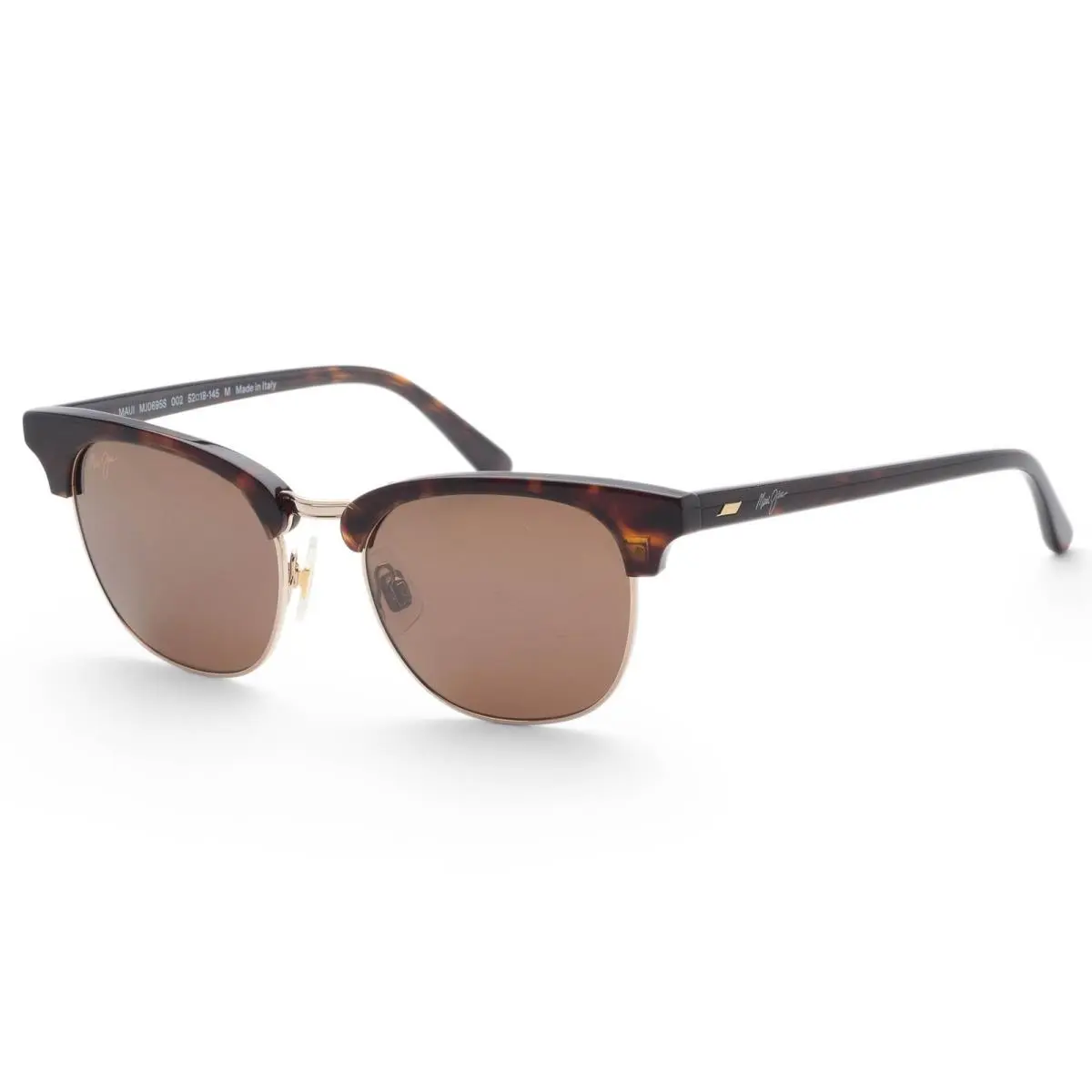 Unisex Holomua 53mm Glossy Dark Havana Polarized MJ0695S-002 by Maui Jim
