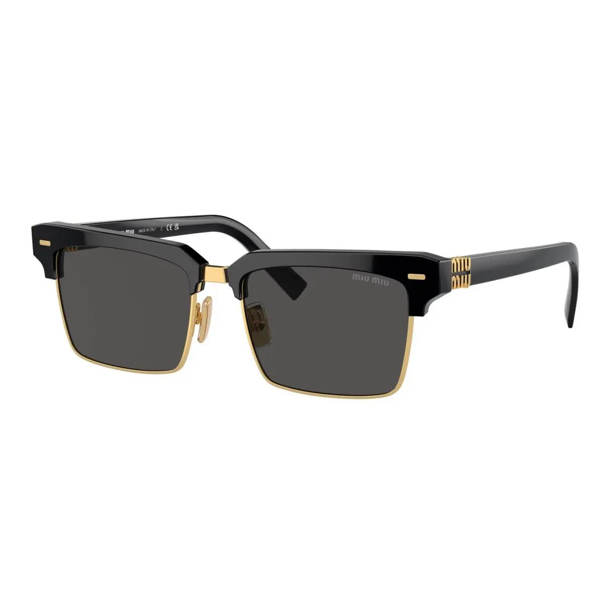 Miu Miu Sunglasses MU 10ZS 1AB-5S0 54mm Black / Dark Grey Lens