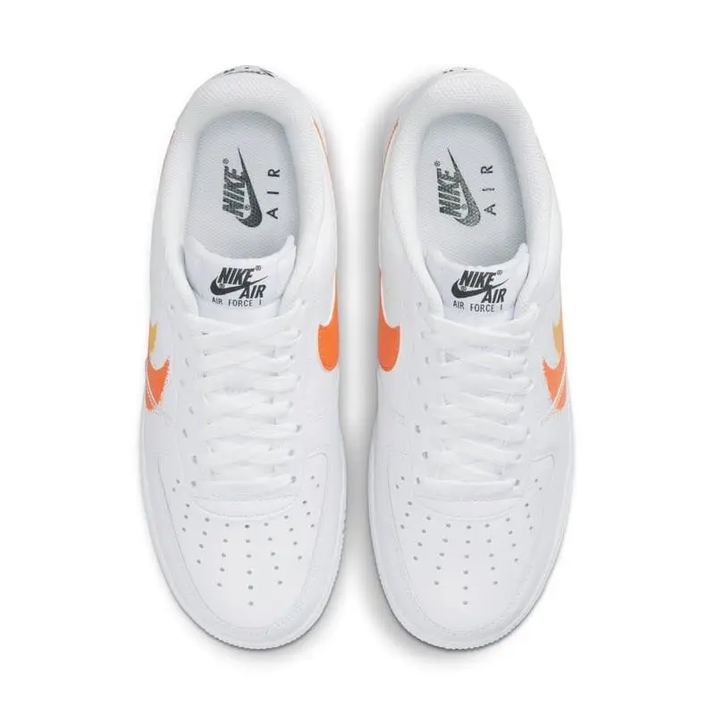 Nike shoes - Nike Air Force 1 Low - FJ4228-100 - White, Manufacturer: White / Safety Orange - University Gold 0