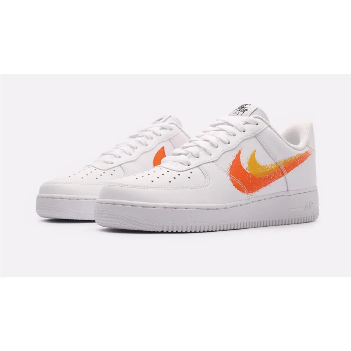 Nike shoes - Nike Air Force 1 Low - FJ4228-100 - White, Manufacturer: White / Safety Orange - University Gold 1
