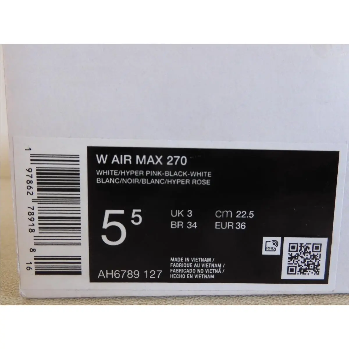 Nike shoes - Nike Air Max 270 - Air Max - AH6789-127 - White 22
