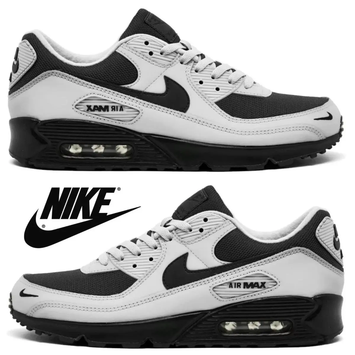 Nike shoes - Nike Air Max 90 - Air Max - Light Smoke Grey/Anthracite/Photon Dust/Black 6