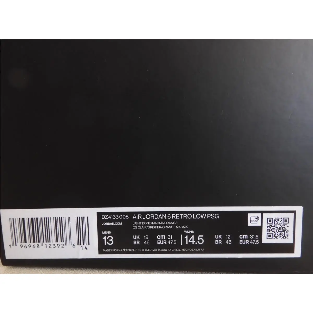 Nike shoes - Air Jordan 6 - Air - DZ4133-008 - Gray 14