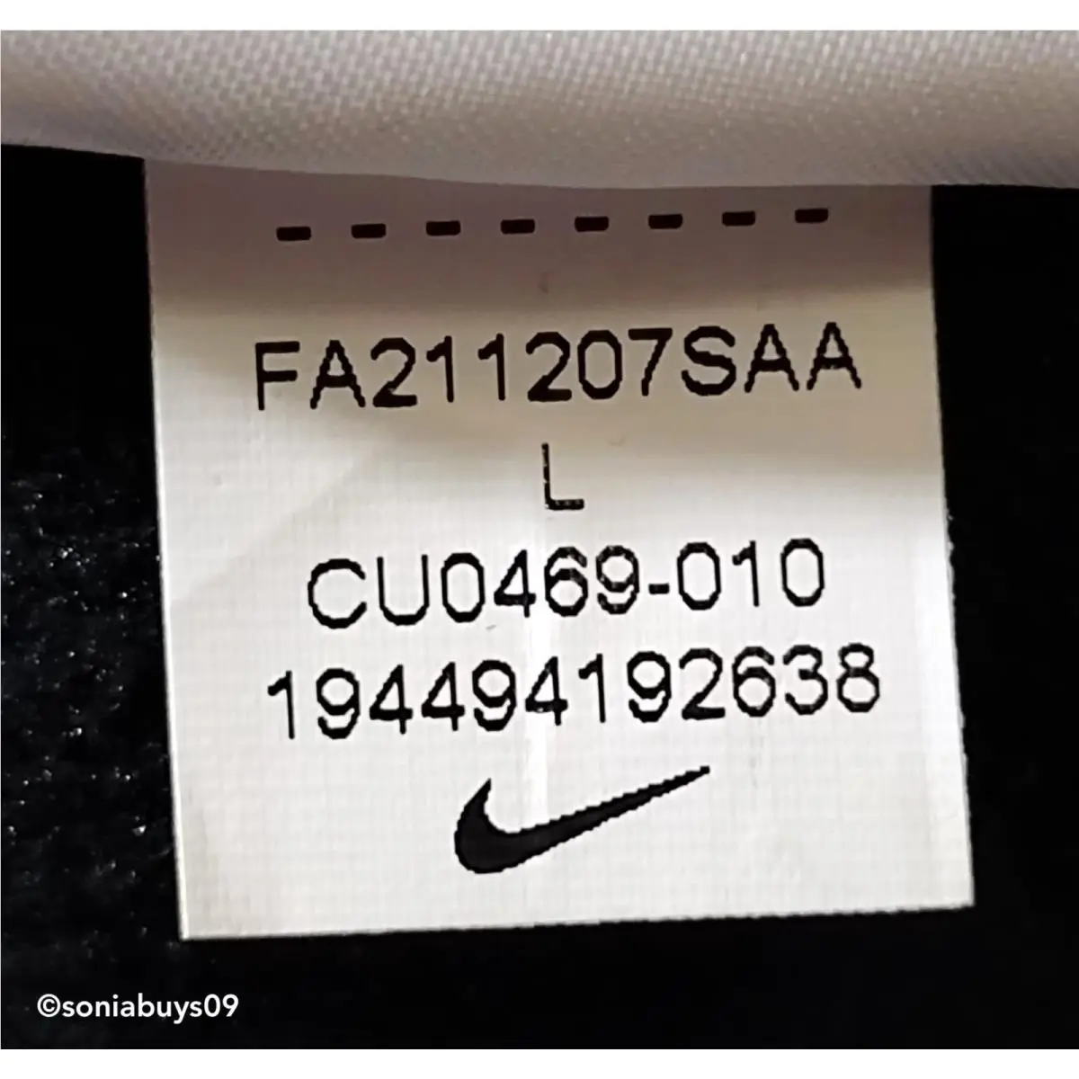 Nike clothing - Black/White 20