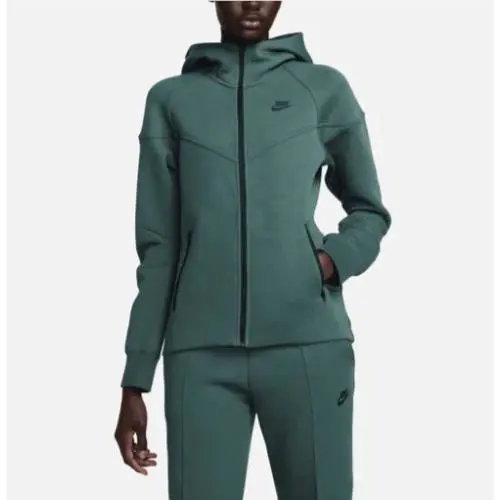 Nike clothing - Nike Sportswear Tech Fleece Windrunner Women`s Full-Zip Hoodie - FB8338-328 - Brown 5