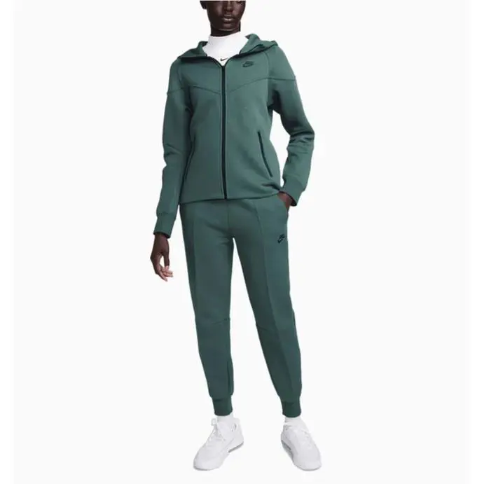 Nike clothing - Nike Sportswear Tech Fleece Windrunner Women`s Full-Zip Hoodie - FB8338-328 - Brown 7