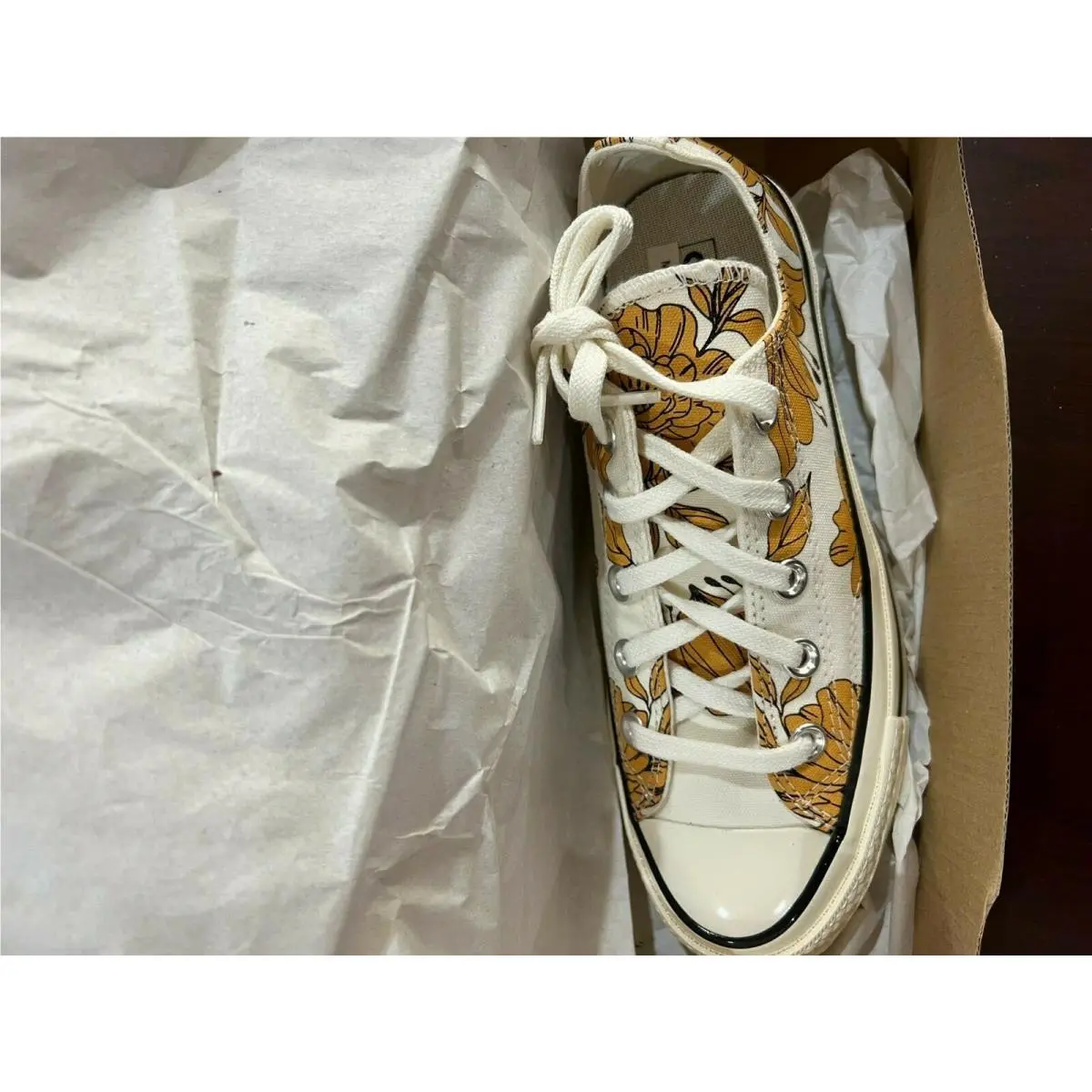 Converse shoes - Converse Chuck - Chuck - 568375C - EGRET/SUNFLOWER GOLD/BLACK 10
