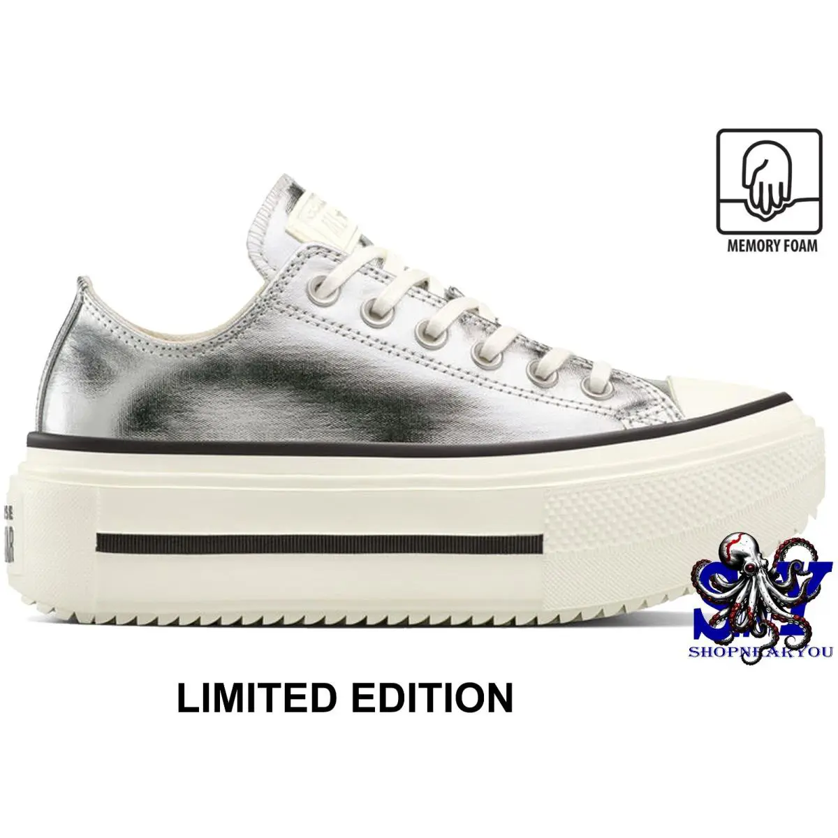Converse shoes - Silver 7