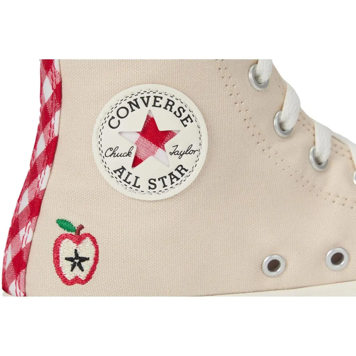 Converse shoes - Light Dune/Egret/Red 4