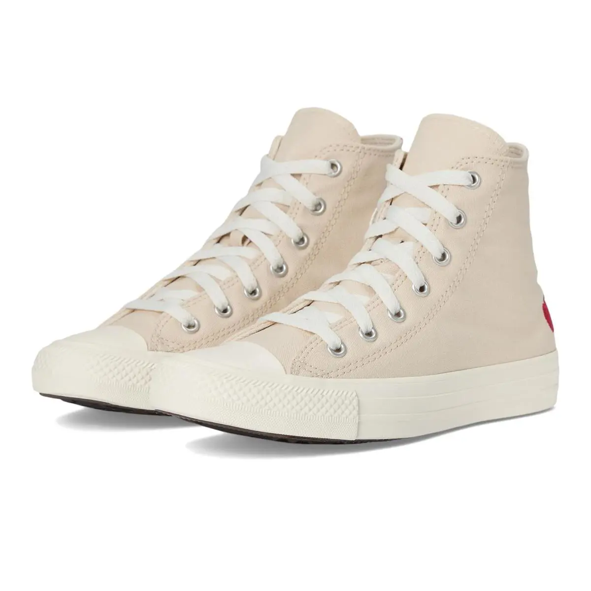 Converse shoes - Light Dune/Egret/Red 6