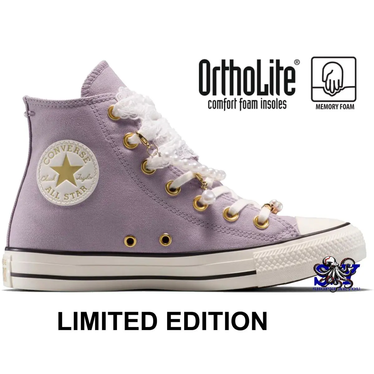 Converse shoes - Frozen Thistle/Egret/Black 9