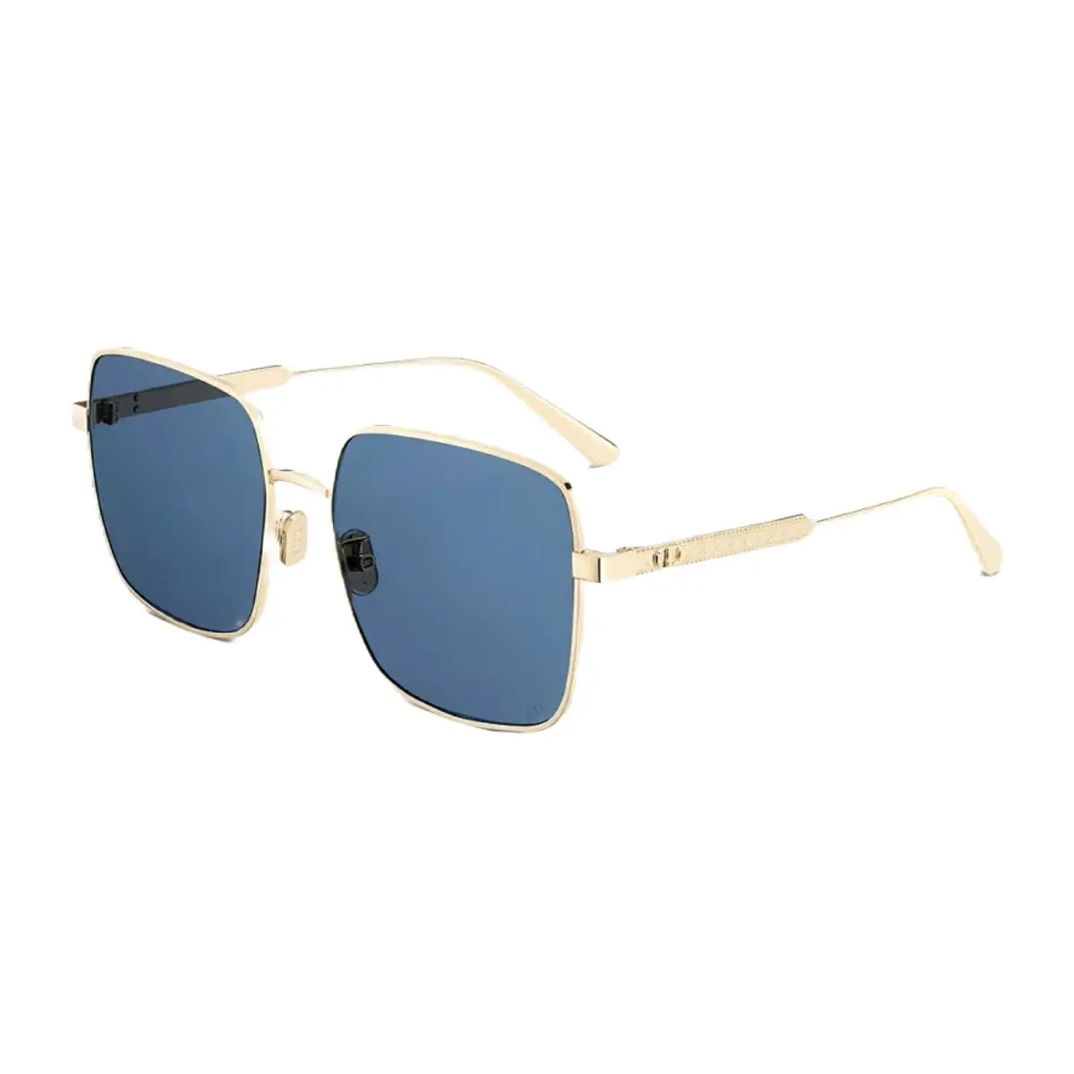 Cannage S1U B0B0 Women`s Gold / Blue Tinted Sunglasses 59 x 18 x 140 by Dior