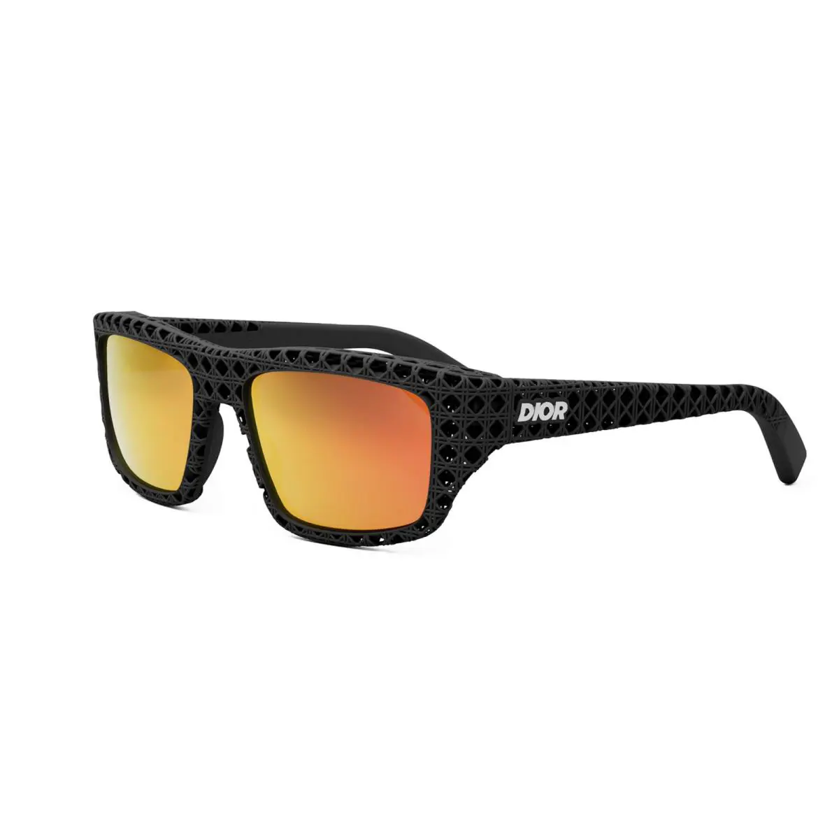 3D S1I 11J7 Men`s Matte Black / Bordeaux Mirrored Sunglasses 57 x 18 x 135 by Dior