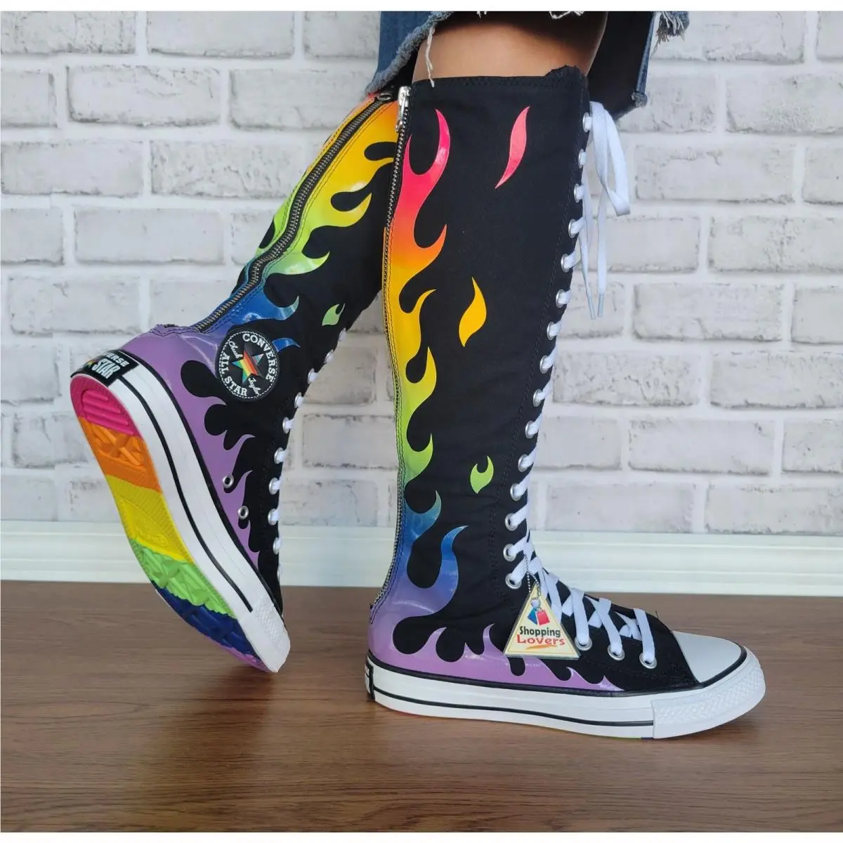 ⭐converse Chuck Taylor All Star Xxhi Pride Sz 5 Mens Shoes Sneaker Black A15779C