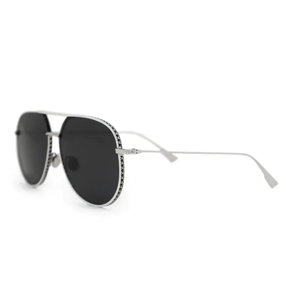 Sunglasses bydior 0102K 60mm Palladium White Silver / Dark Grey Lens by Dior