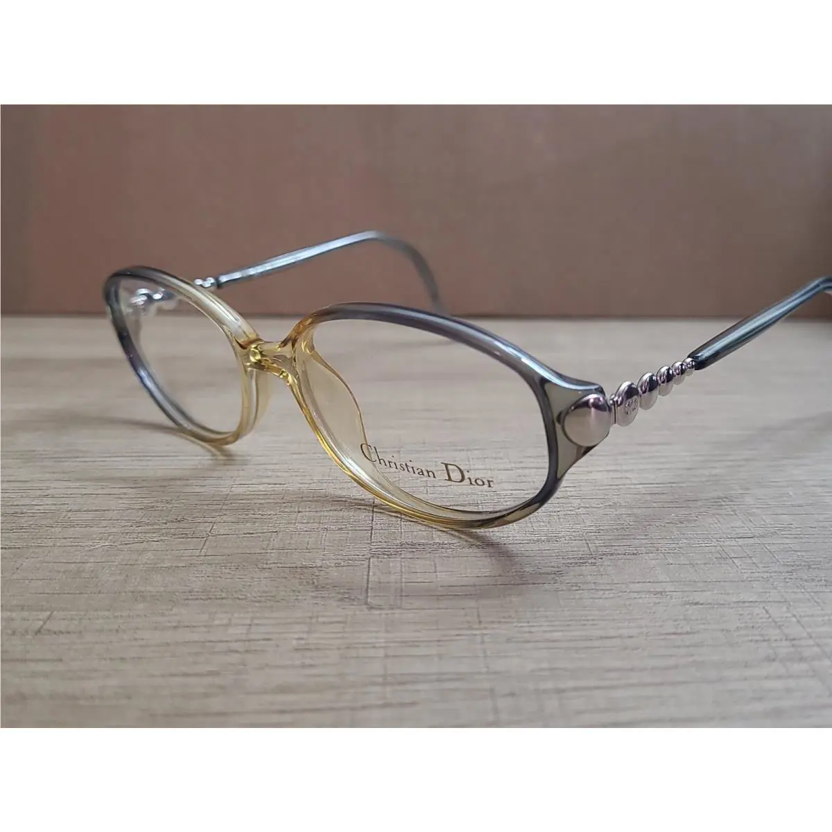 Dior CD 3029 53E Clear/aqua 52mm Vintage Eyeglasses Austria RX