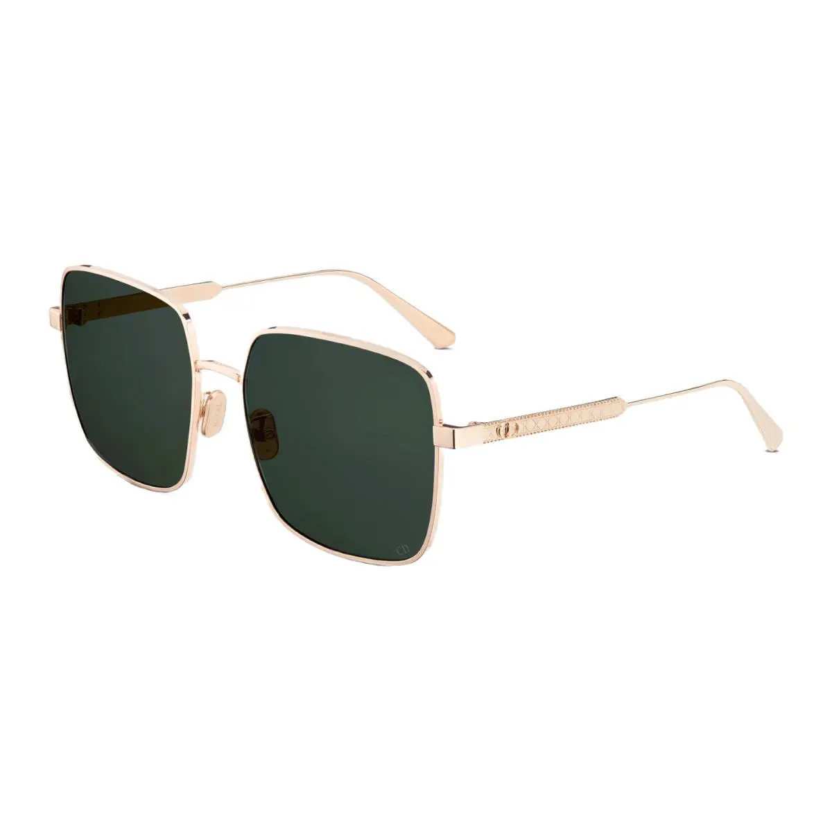 Cannage S1U E0C0 Women`s Rose Gold / Green Tinted Sunglasses 59 x 18 x 140 by Dior