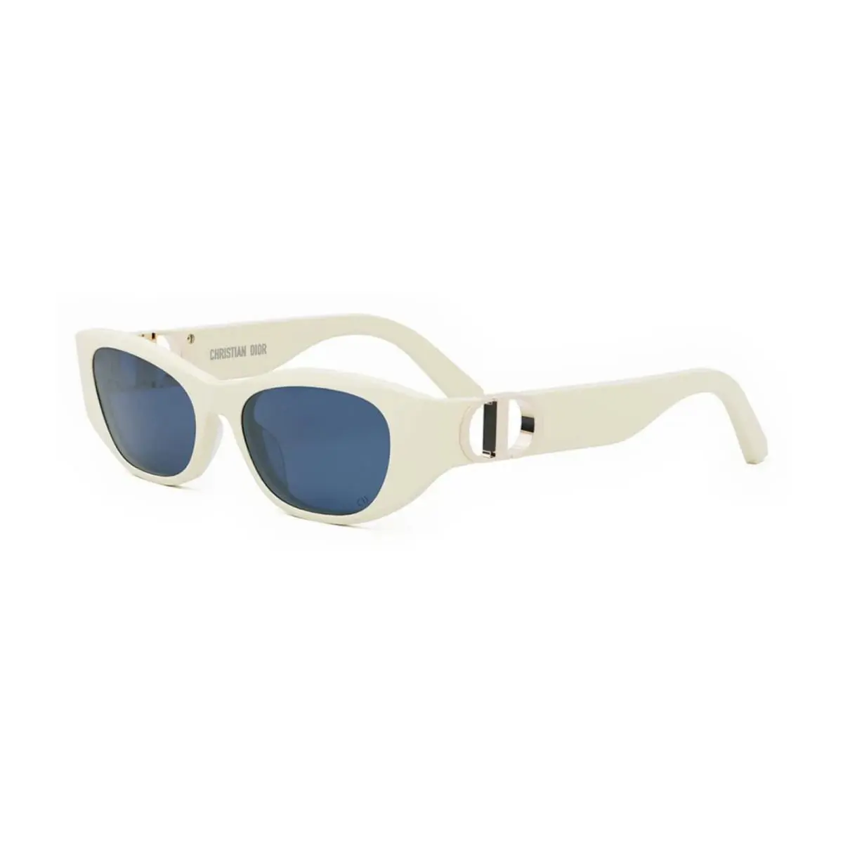Dior 30 Montaigne S9U 95M0 Women`s Ivory / Blue Tinted Sunglasses 53 x 17 x 130 - Frame: Ivory, Lens: Blue