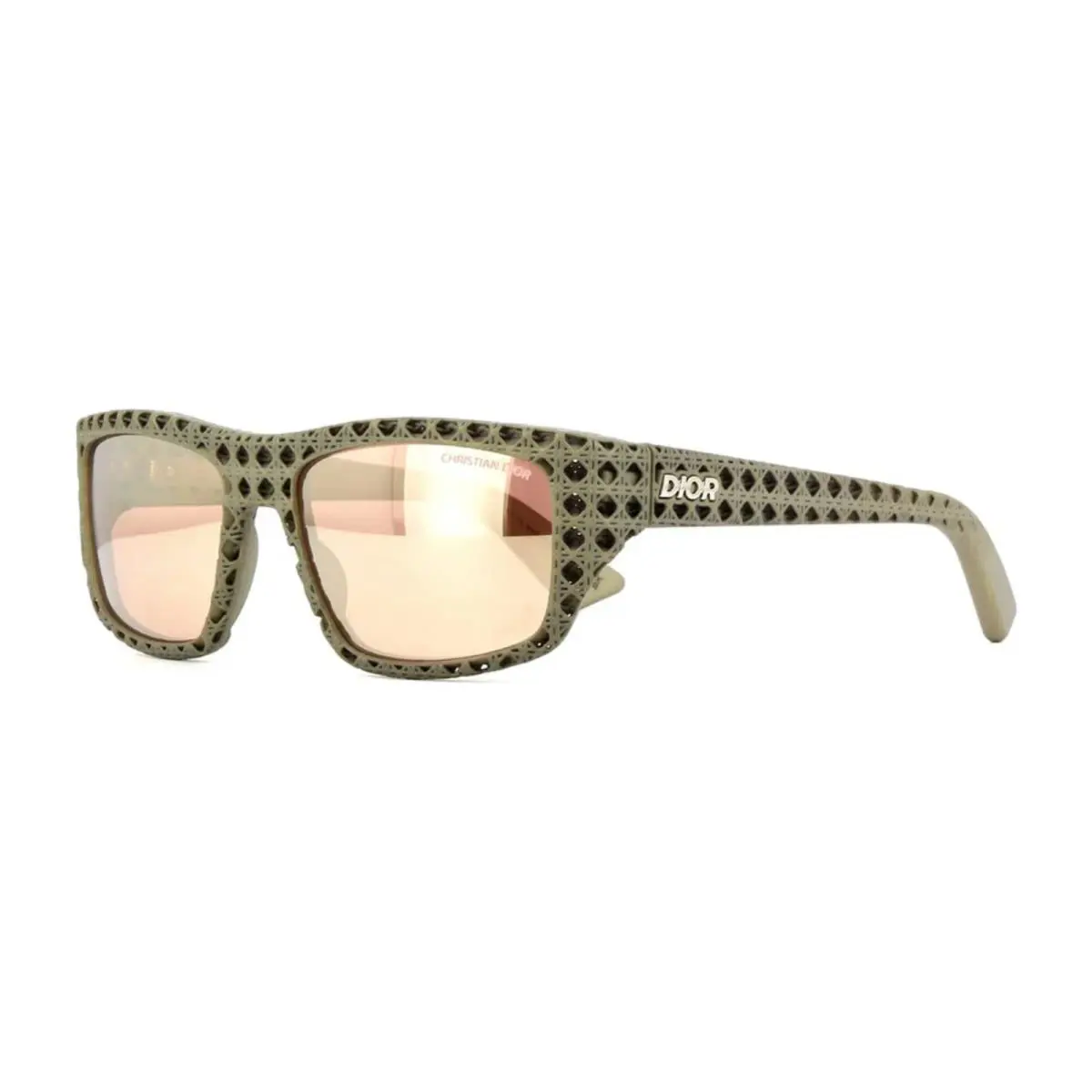 3D S1I 65L4 Men`s Brown / Pink-silver Mirrored Sunglasses 57 x 18 x 135 by Dior