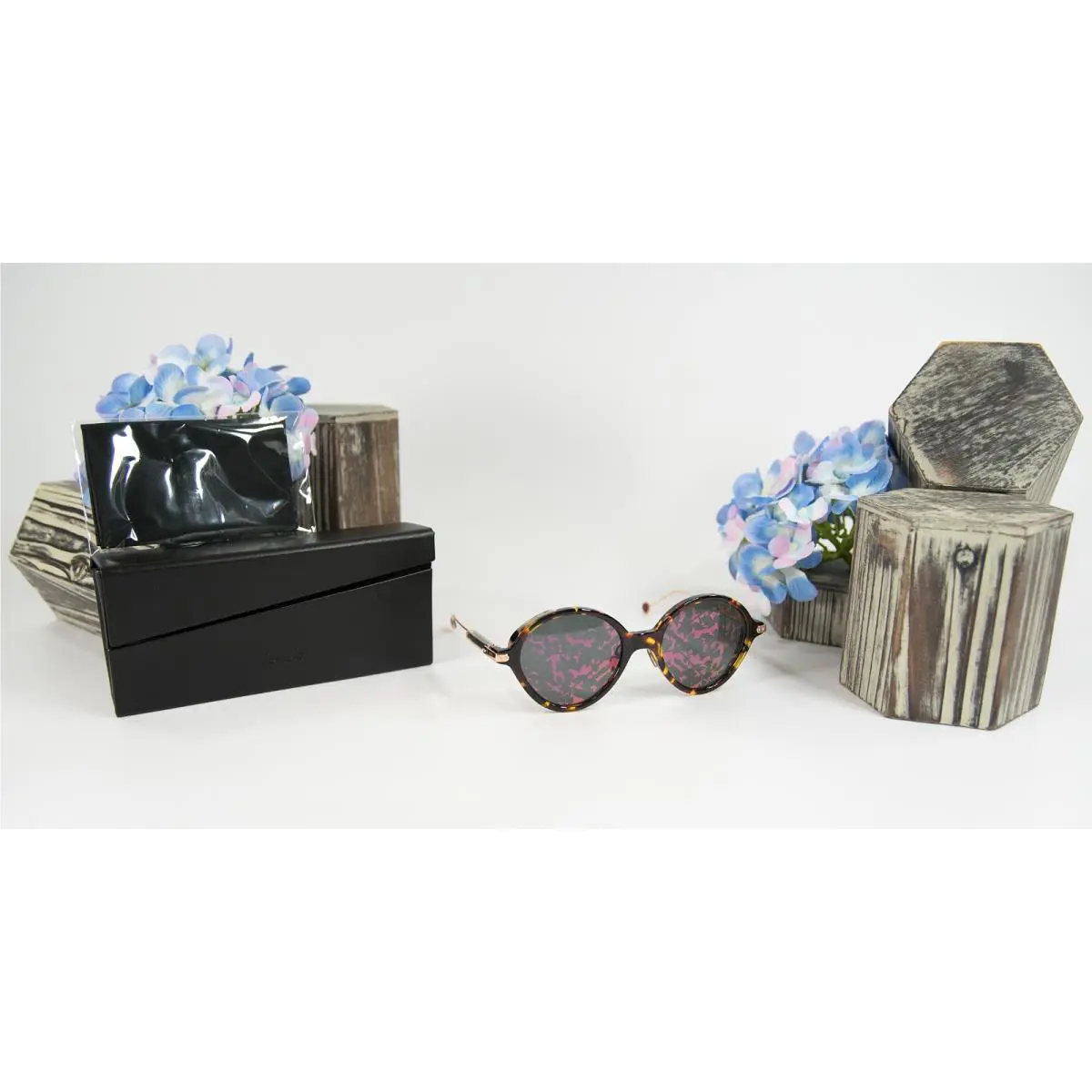 Christian Dior OX3TH Umbrage Tortoise Rose Tropical Gold Sunglasses Case