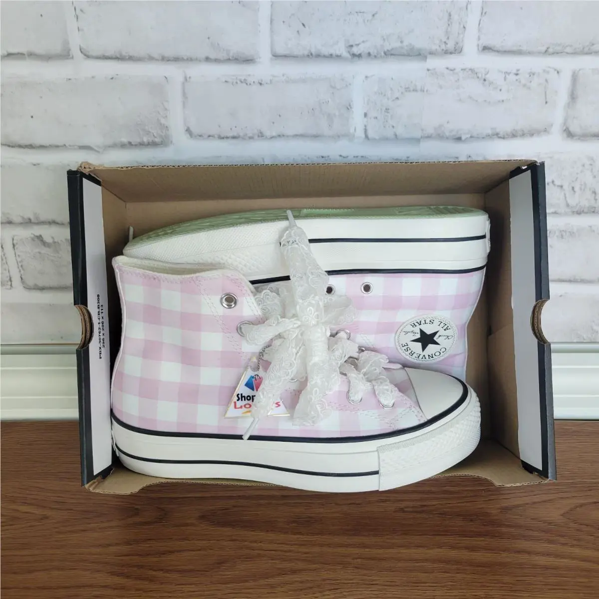 Converse shoes - Converse Chuck Taylor All Star - A13663C - Pink and White 8