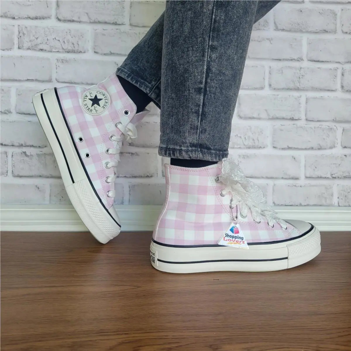 Converse shoes - Converse Chuck Taylor All Star - A13663C - Pink and White 0