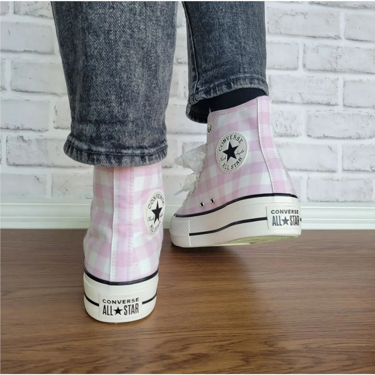 Converse shoes - Converse Chuck Taylor All Star - A13663C - Pink and White 5