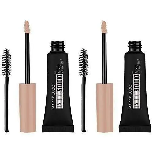 Tattoo Studio Waterproof Eyebrow Gel Blonde Pack of 2 by Maybelline