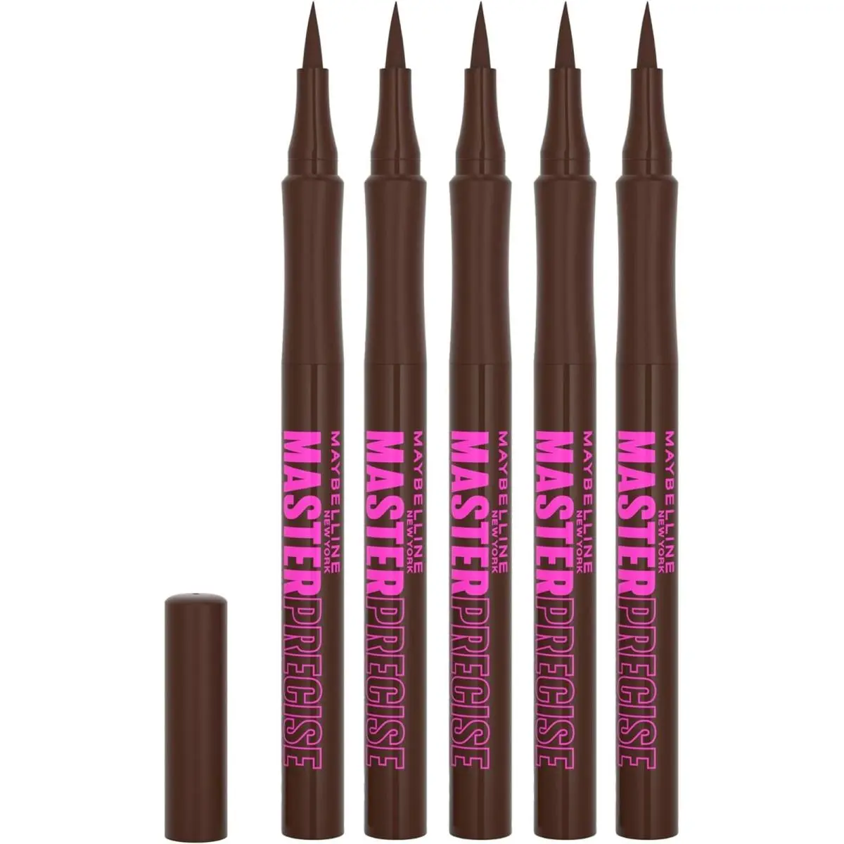 Maybelline Eyestudio Master Precise Waterproof Eyeliner Forest Brown 5 Pack