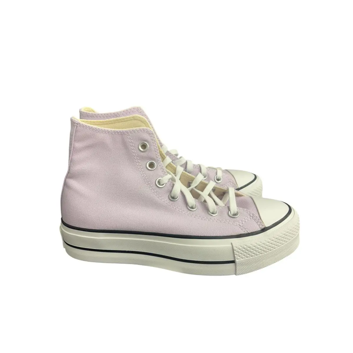 Converse Ctas Lift Platform Womens Shoes Pale Amethyst/white/black A01178C 6.5 - Pale Amethyst/White/Black