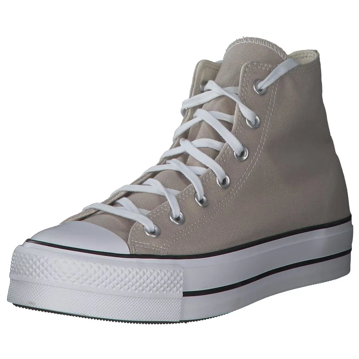 Converse Women`s Fashionable Sneakers Ctas Lift Papyrus Black White A02432C 8 - Papyrus Black White
