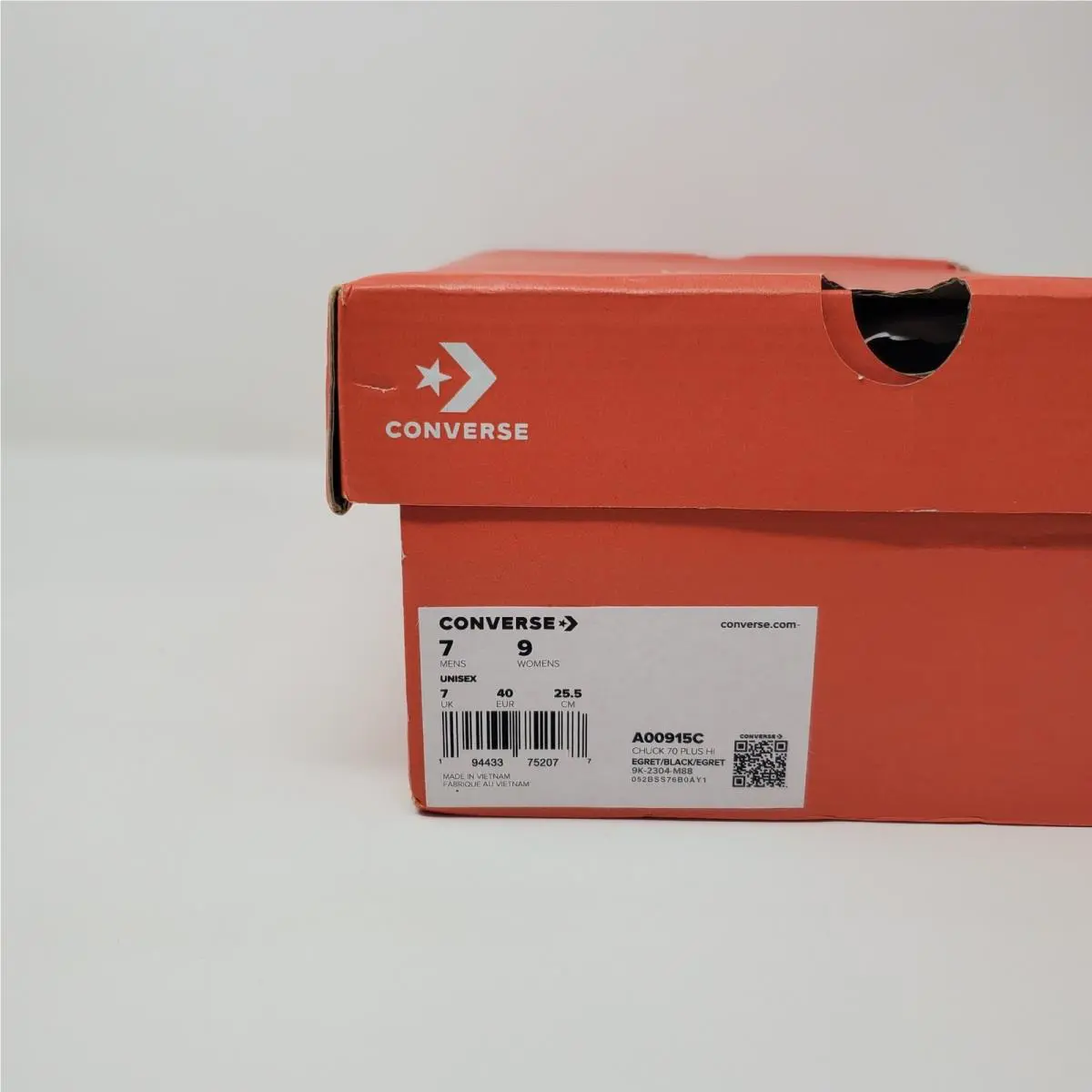 Converse shoes - Converse Chuck 70 Plus Hi - A00915C - White 8