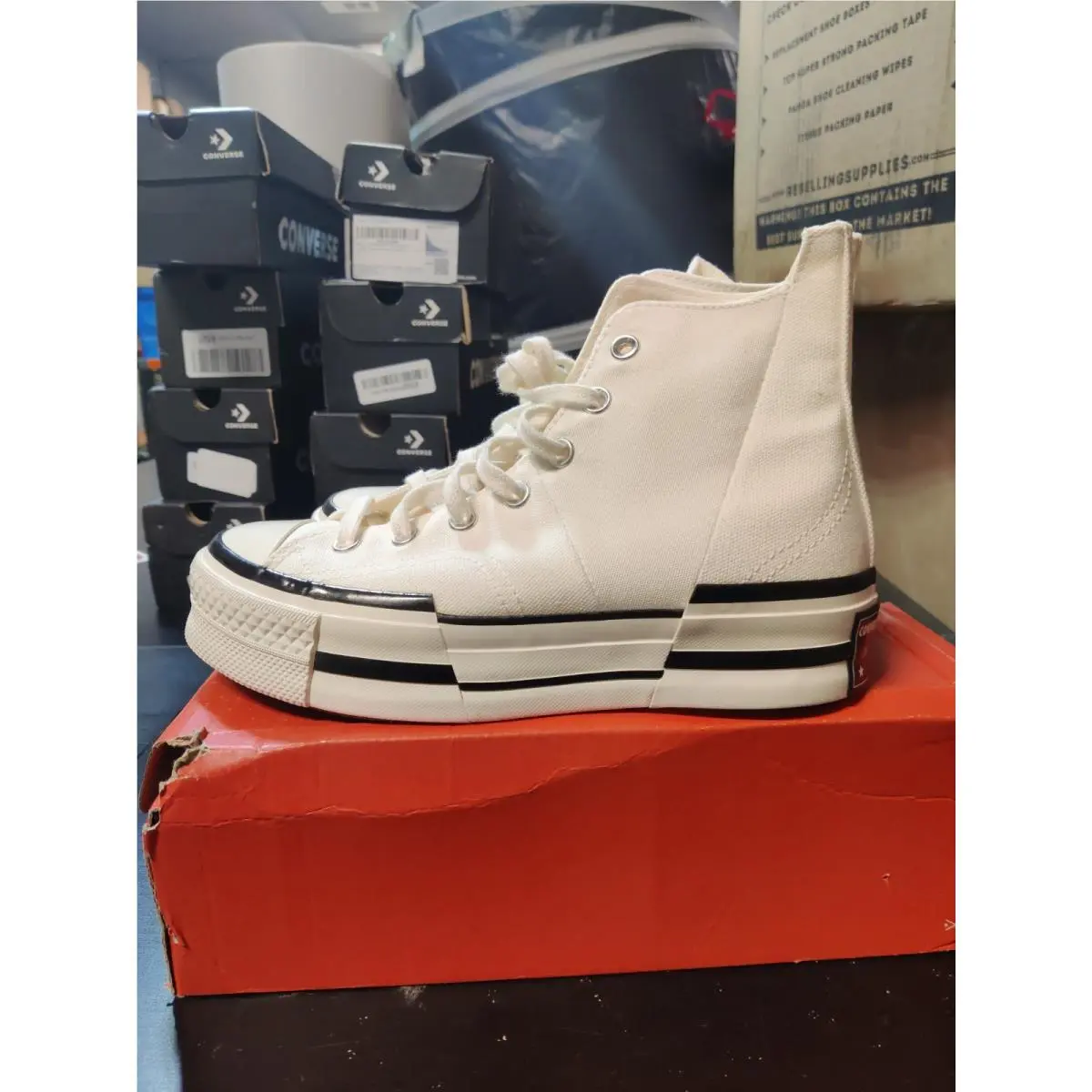 Converse shoes - Chuck 70 Plus Trance Form - A00915C - Egret 1