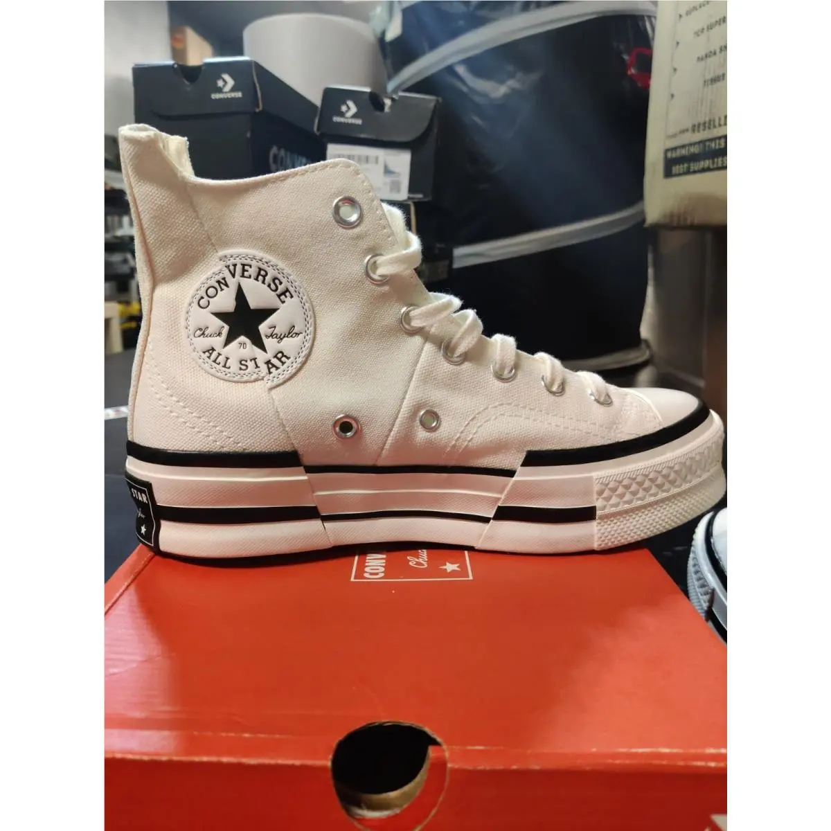 Converse shoes - Chuck 70 Plus Trance Form - A00915C - Egret 3