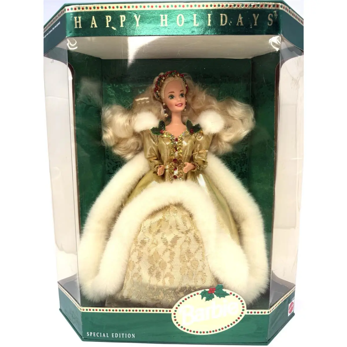 Vintage 1994 Special Edition “happy Holidays” Barbie Collectors Series