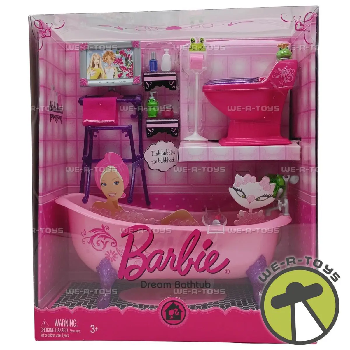 Barbie Dream Bathtub Furniture Accessory Playset 2008 Mattel N4900
