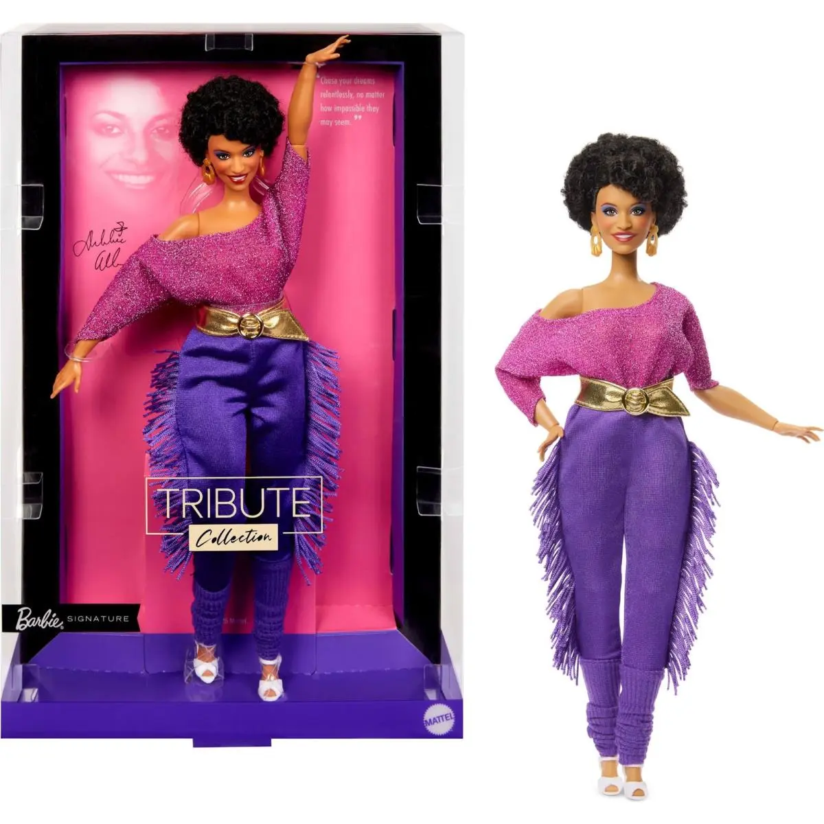 Barbie Signature Doll Debbie Allen Tribute Collection Posable Doll with Off-sho