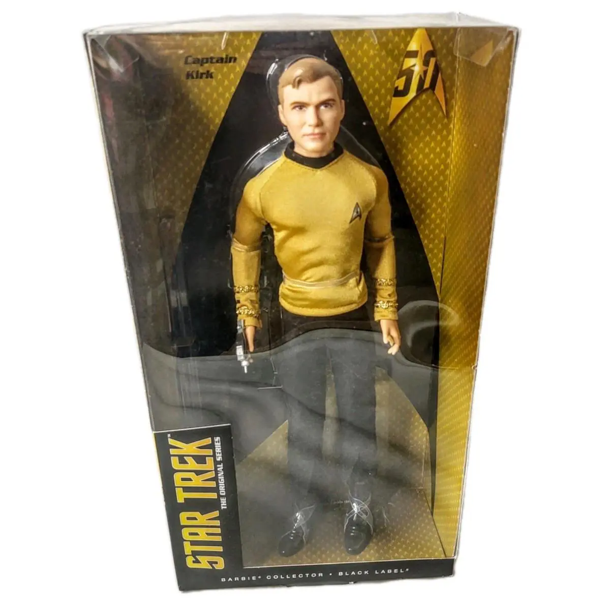 Nrfb Barbie Ken Fashion Doll Mattel 2016 Star Trek Captain Kirk Articulated