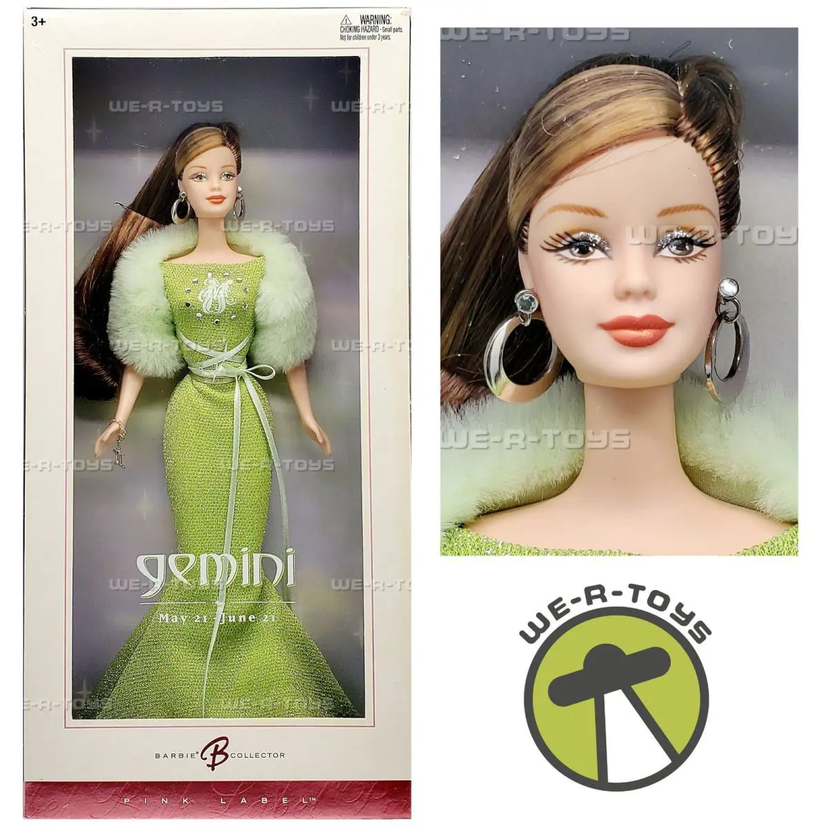 Barbie Gemini 2004 Zodiac Collection C6242 Mattel Barbie Doll Box