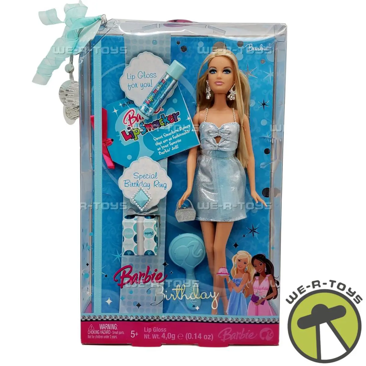 Barbie Birthday 2007 Lipsmacker Series M0943 with Sweet Berry Lip Gloss